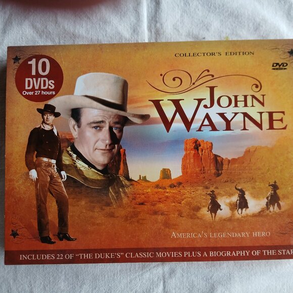 John Wayne Collector's Edition 10 DVD Boxset - Picture 1 of 3